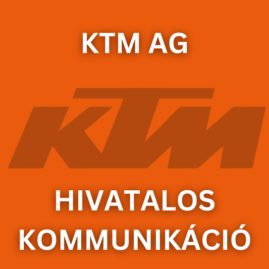 KTM AG HIVATALOS KÖZLEMÉNY