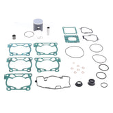 Top End Piston Kit: Cast 2-Stroke Piston Ø 53,97 mm + Top End Gasket Kit-0