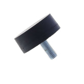 Concave vibration dampings with upper screw bolt 30 X 30 - MOD. PM-0
