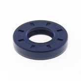 Oil Seal with Rubber Exterior 17x35x7 mm in NBR with one Seal-lip, one Dust Lip and Spring-0