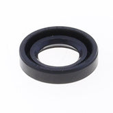 Oil Seal with Rubber Exterior 14x25x5,5-9-HS mm in NBR with one Seal-lip and Spring-0