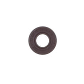 Oil Seal with Rubber Exterior 12x24x4,5 mm in FKM with one Seal-lip, one Dust Lip and Spring-0