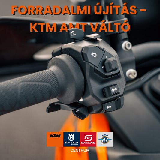 Forradalom a motorozásban – a KTM bemutatja az új AMT váltót!