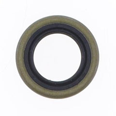 Oil Seal with Metal Exterior 17x28x5 mm in NBR with one Seal-lip, one Dust Lip and Spring-1