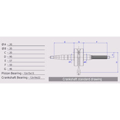 Crankshaft, Pin Ø 12 mm-1