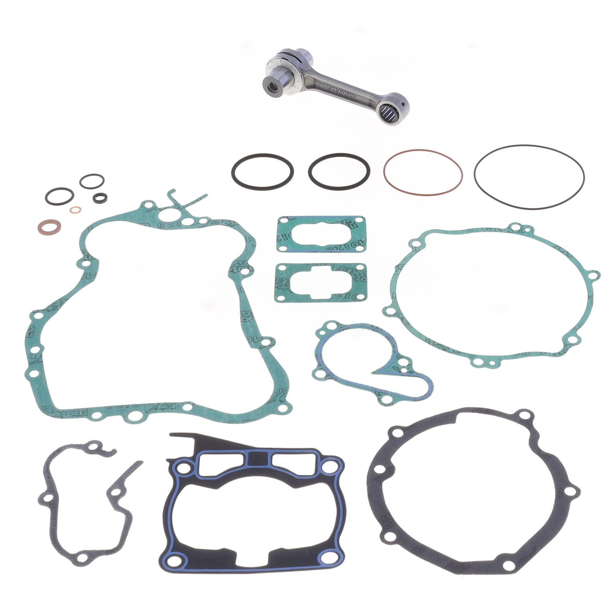 Connecting rod kit with engine gasket kit-0