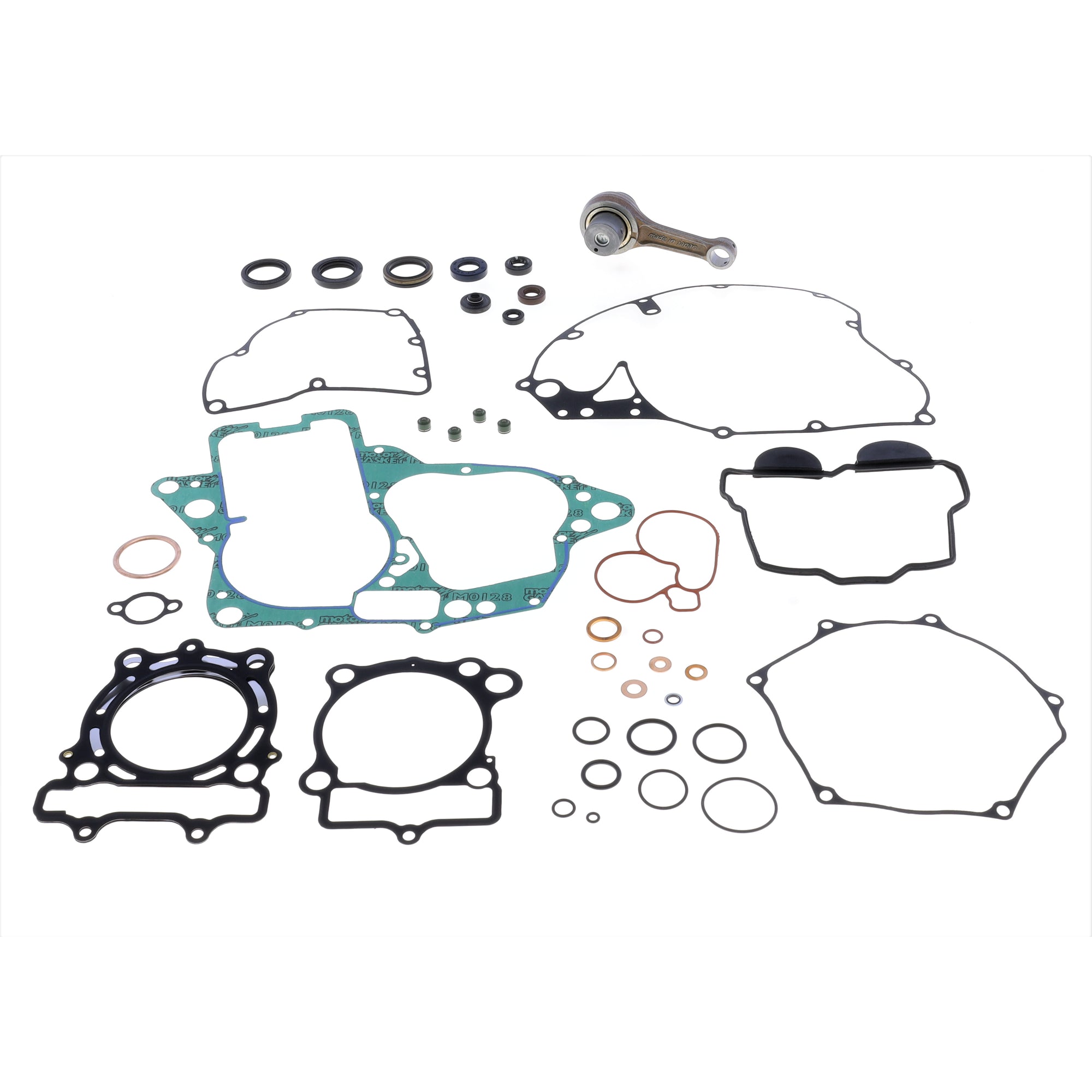 Connecting rod kit with engine gasket kit-0