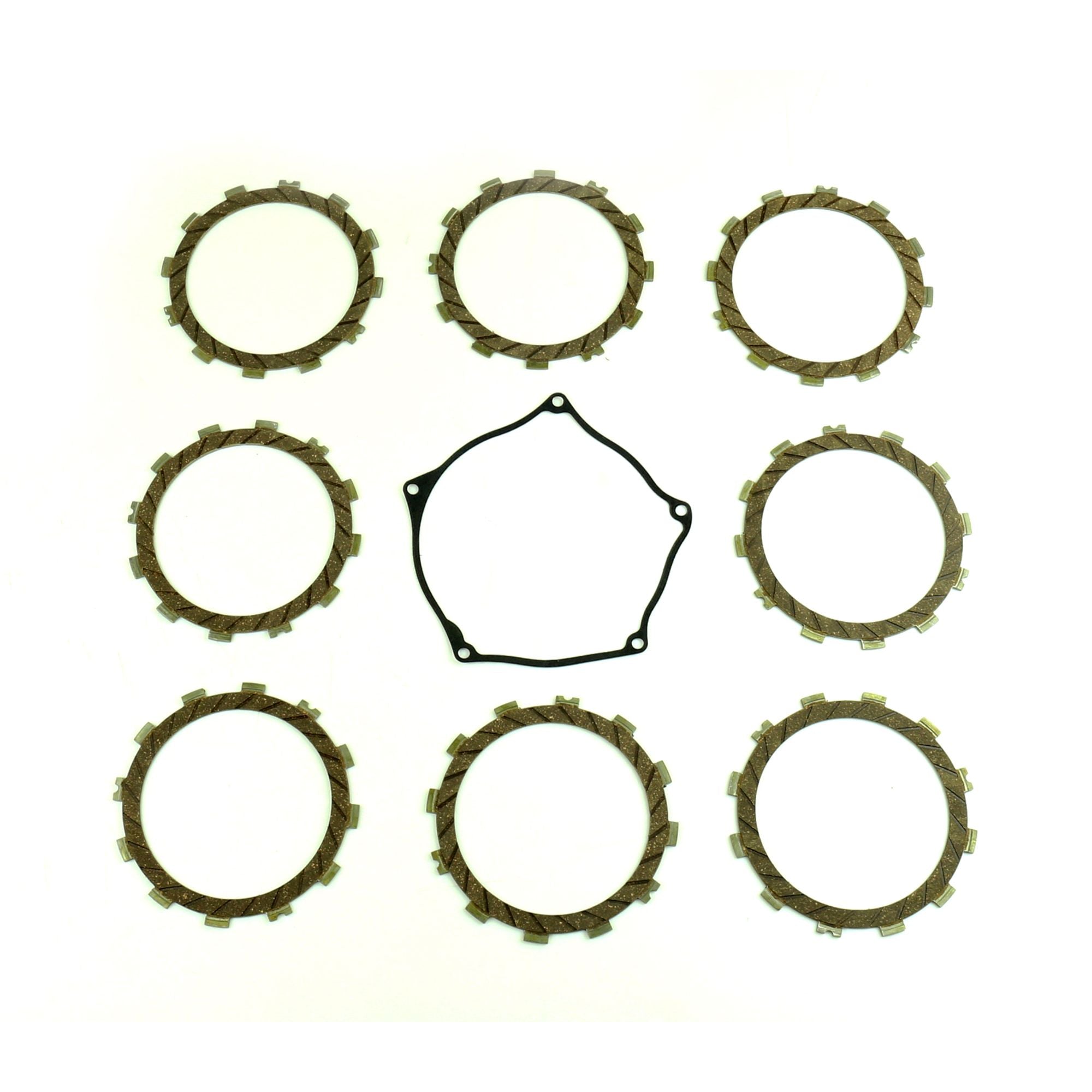 Friction Plates Kit with Clutch Cover Gasket-0