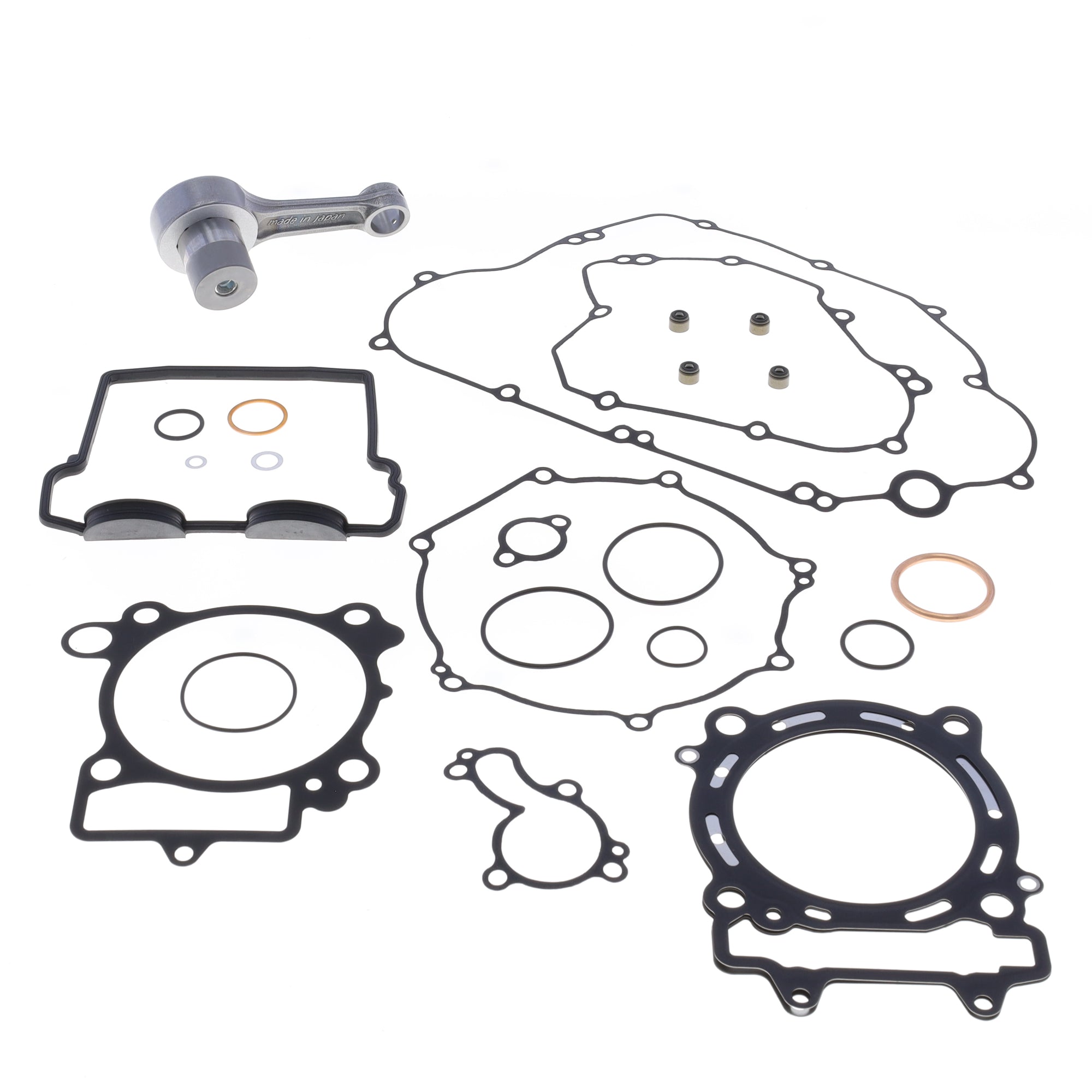 Connecting rod kit with engine gasket kit-0