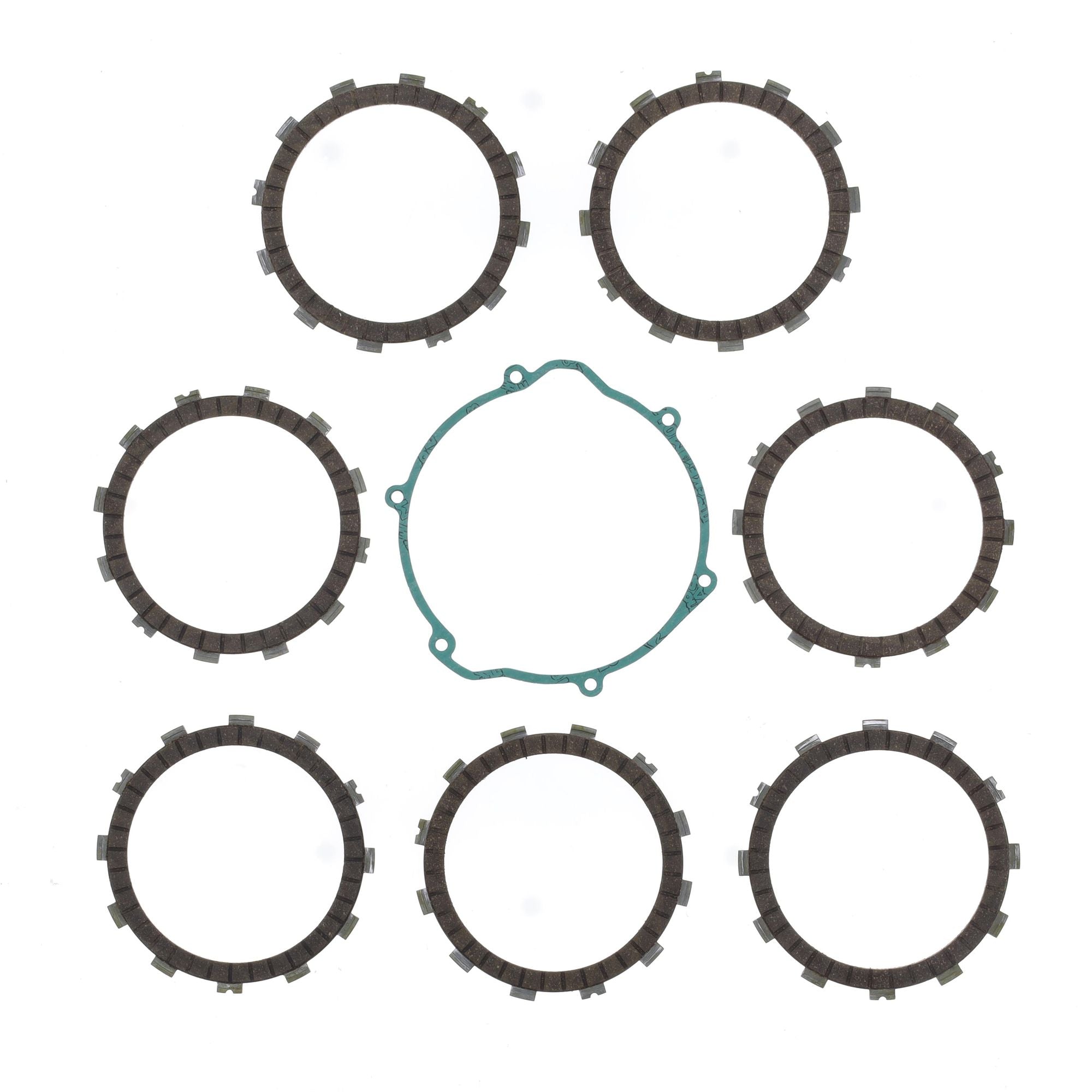 Friction Plates Kit with Clutch Cover Gasket-0