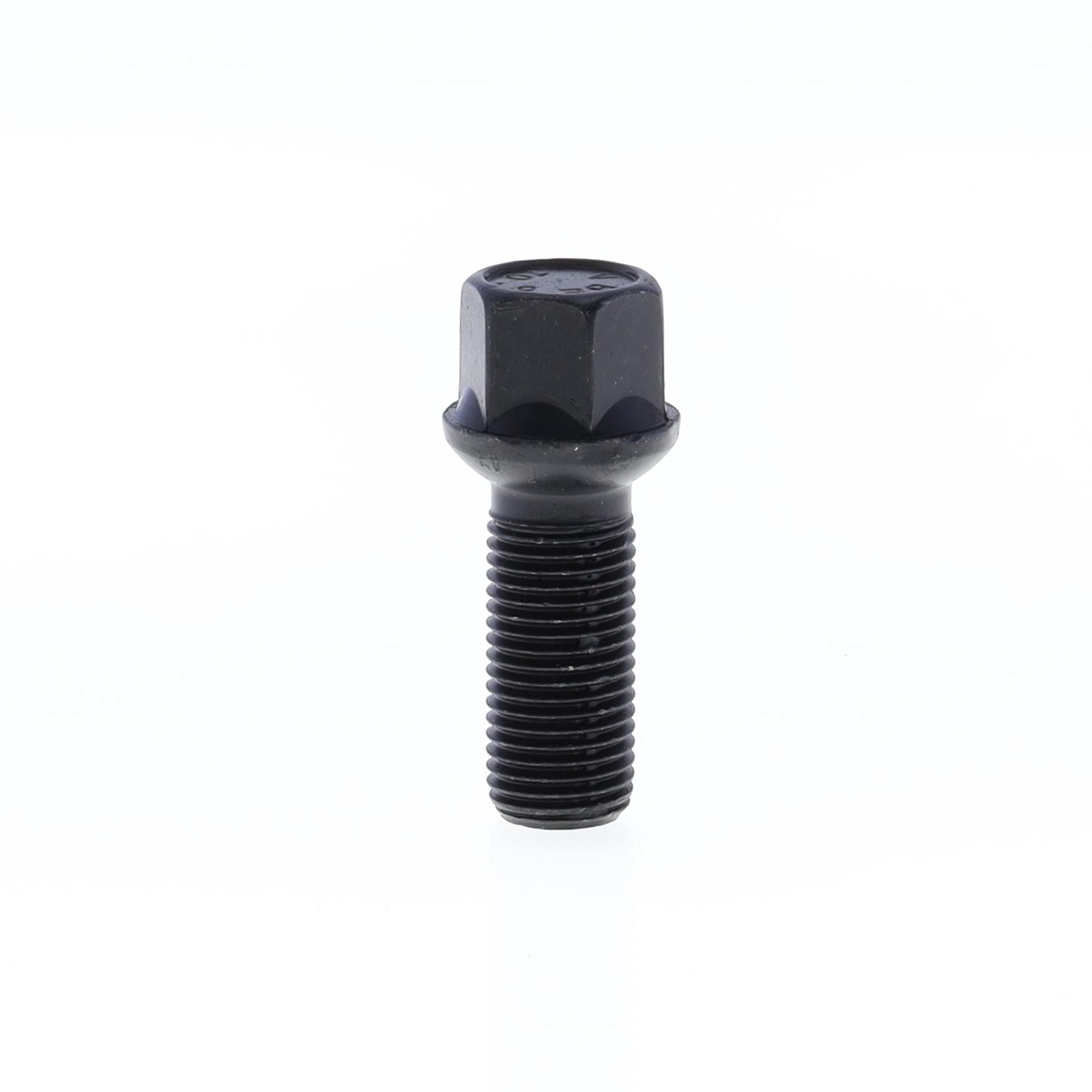 Ball Seat Lug Bolt for wheel spacers M14x1.50x65 SW17 with Black Galvanisation-0