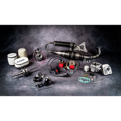 Round Air Filter for motorbikes, Flange inside diameter 50 mm-2