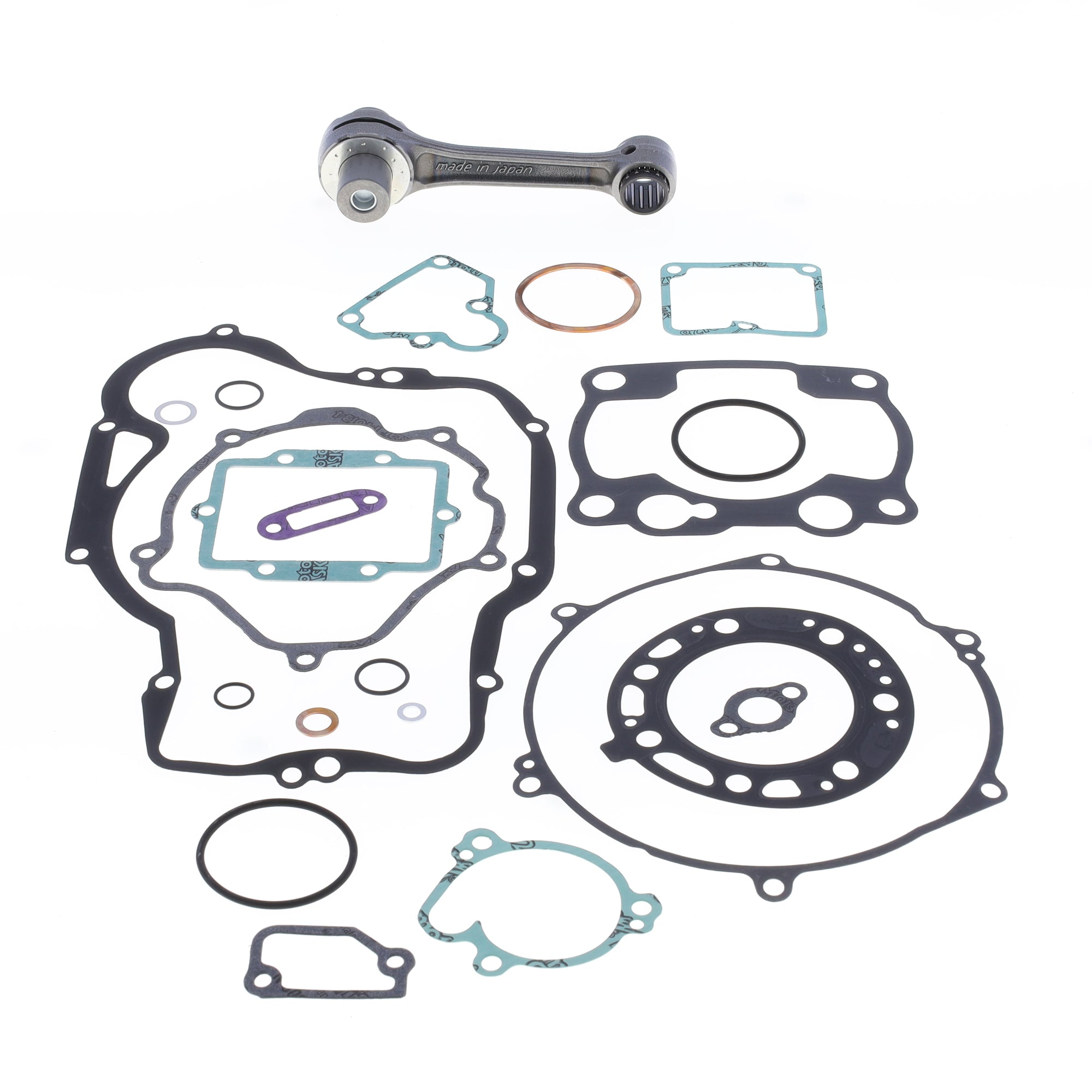 Connecting rod kit with engine gasket kit-0