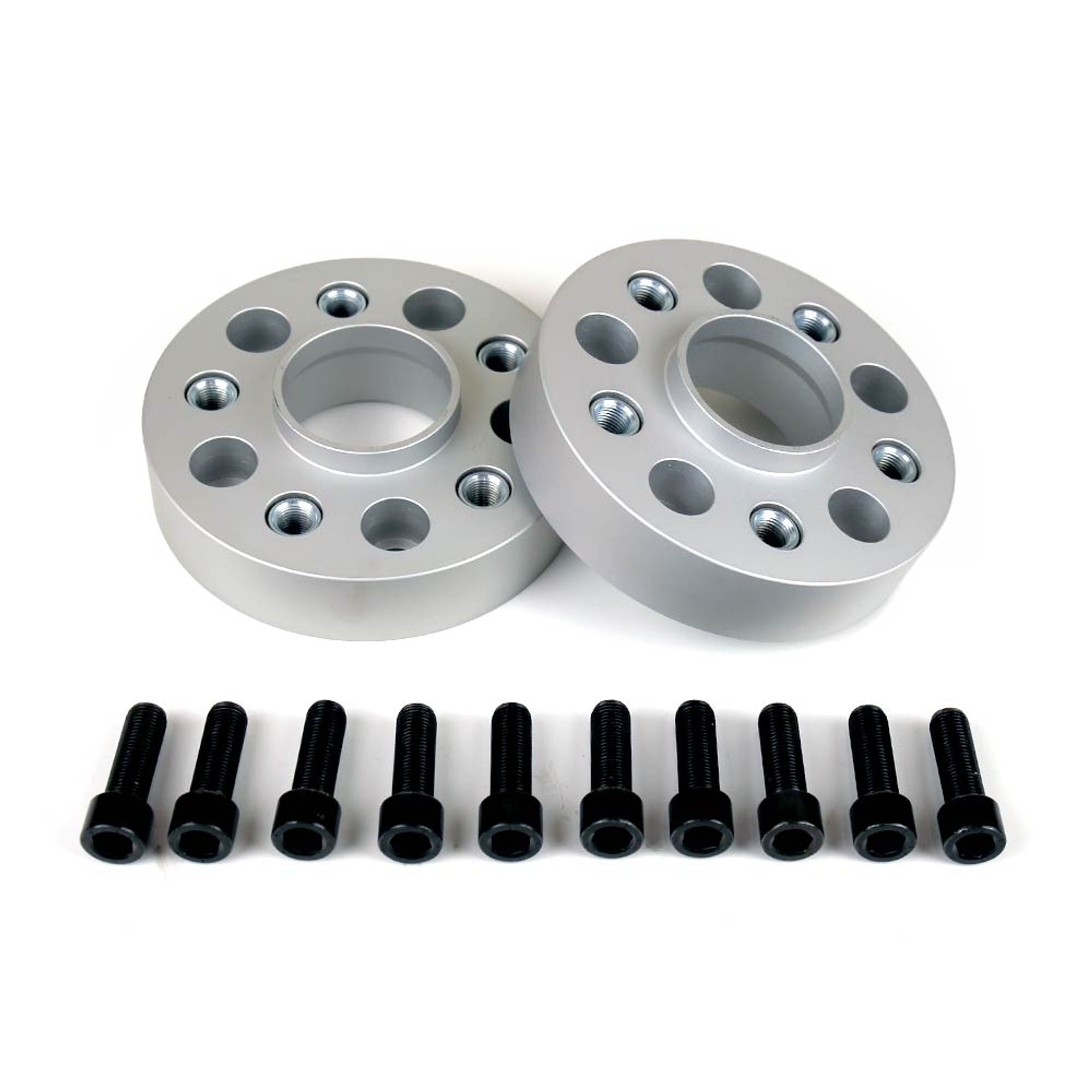 Wheel Spacers with Double Bolts with Socket Head Screw & Pre-Installed Steel Bush 5x112x66.45 th. 30 mm-0