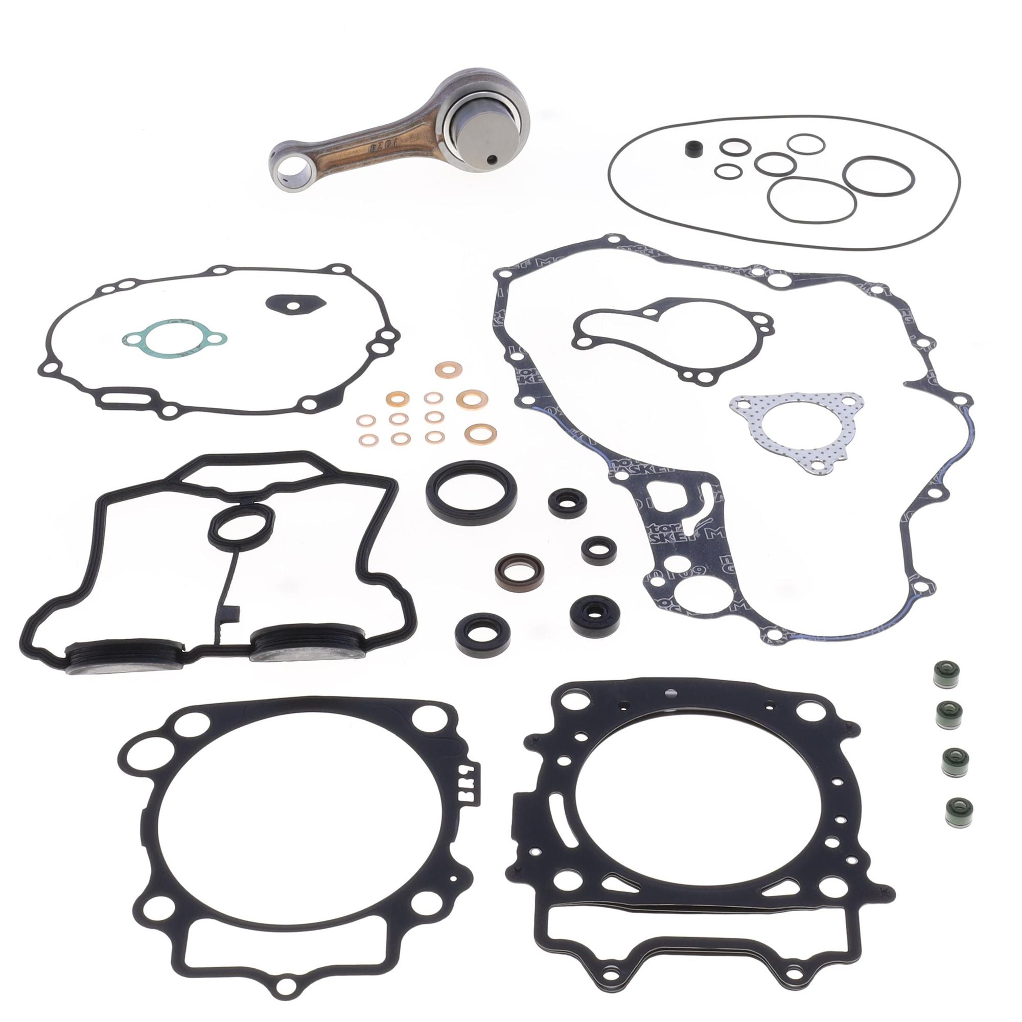 Connecting rod kit with engine gasket kit-0
