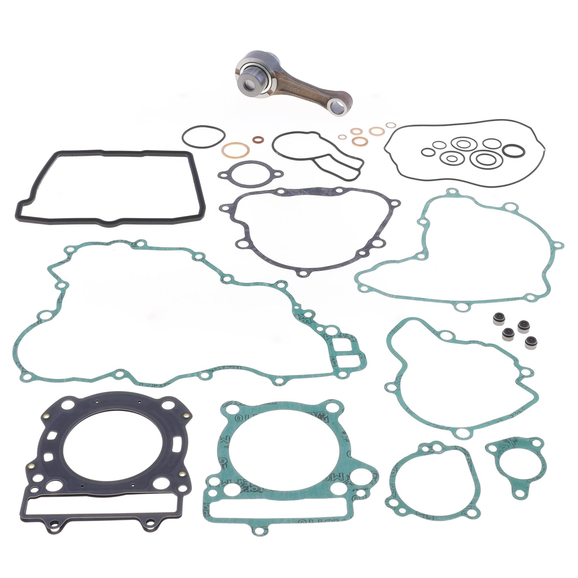 Connecting rod kit with engine gasket kit-0