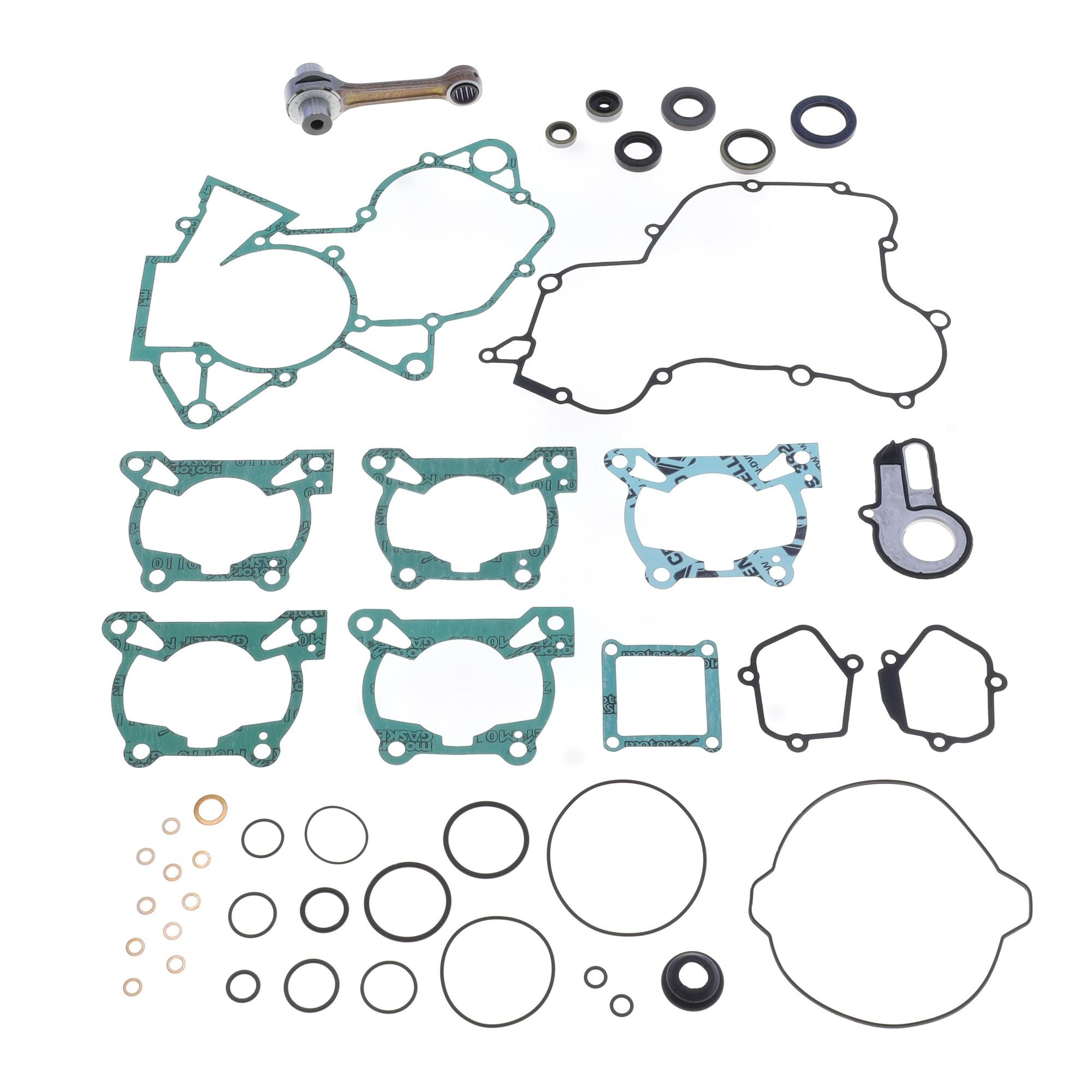 Connecting rod kit with engine gasket kit-0