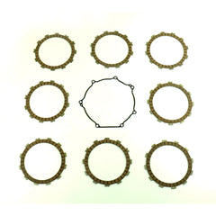 Friction Plates Kit with Clutch Cover Gasket-0