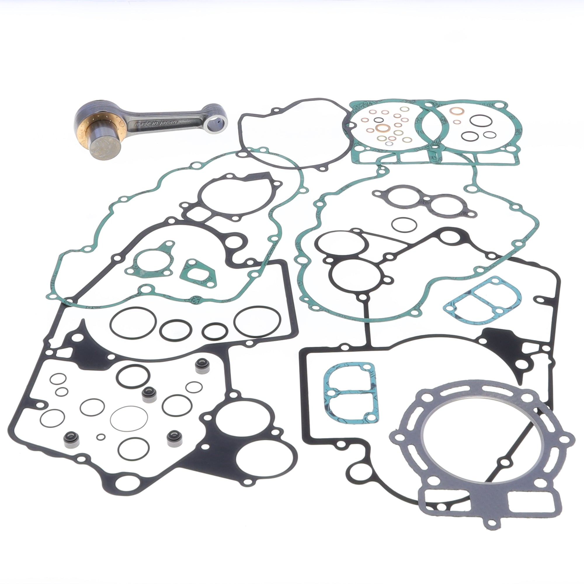 Connecting rod kit with engine gasket kit-0