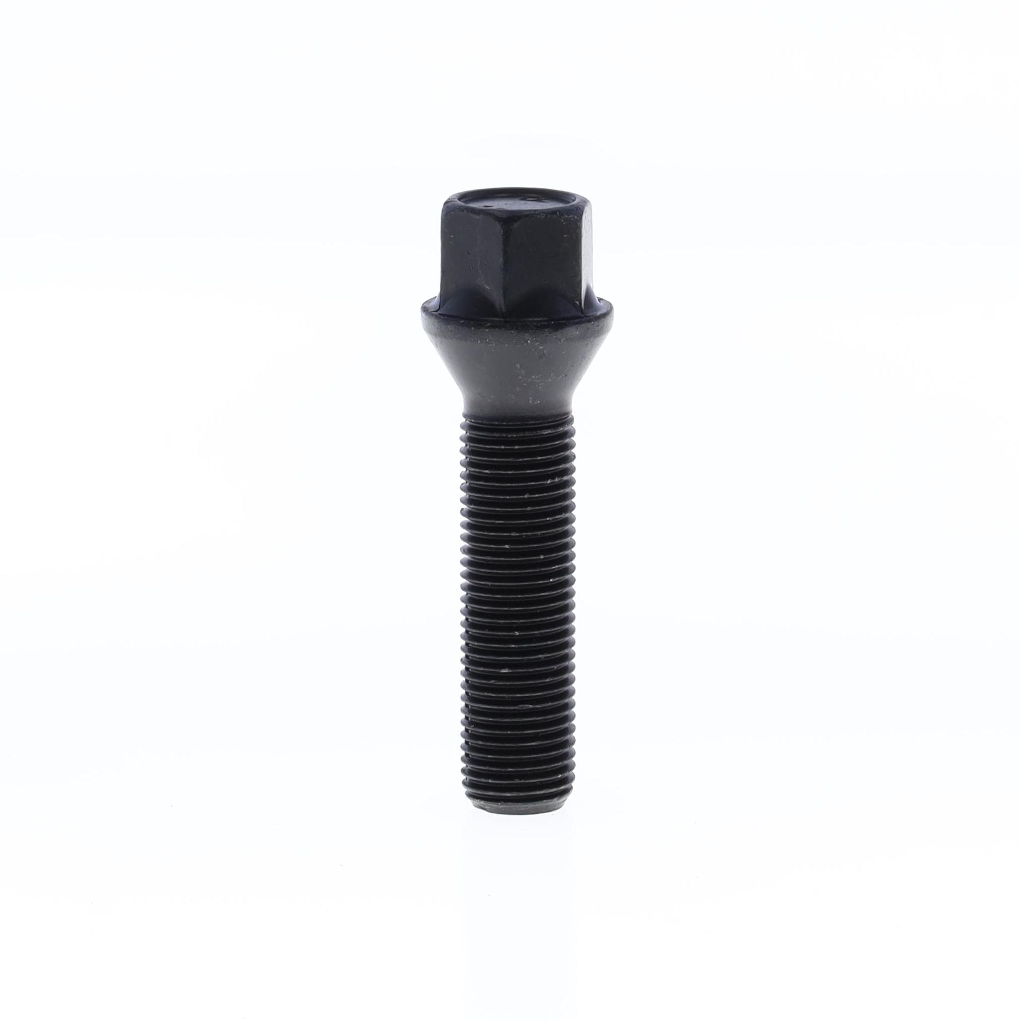 Cone Seat Lug Bolt for wheel spacers M14x1.50x50 SW17 with Black Galvanisation-0