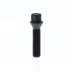 Cone Seat Lug Bolt for wheel spacers M14x1.50x50 SW17 with Black Galvanisation-0
