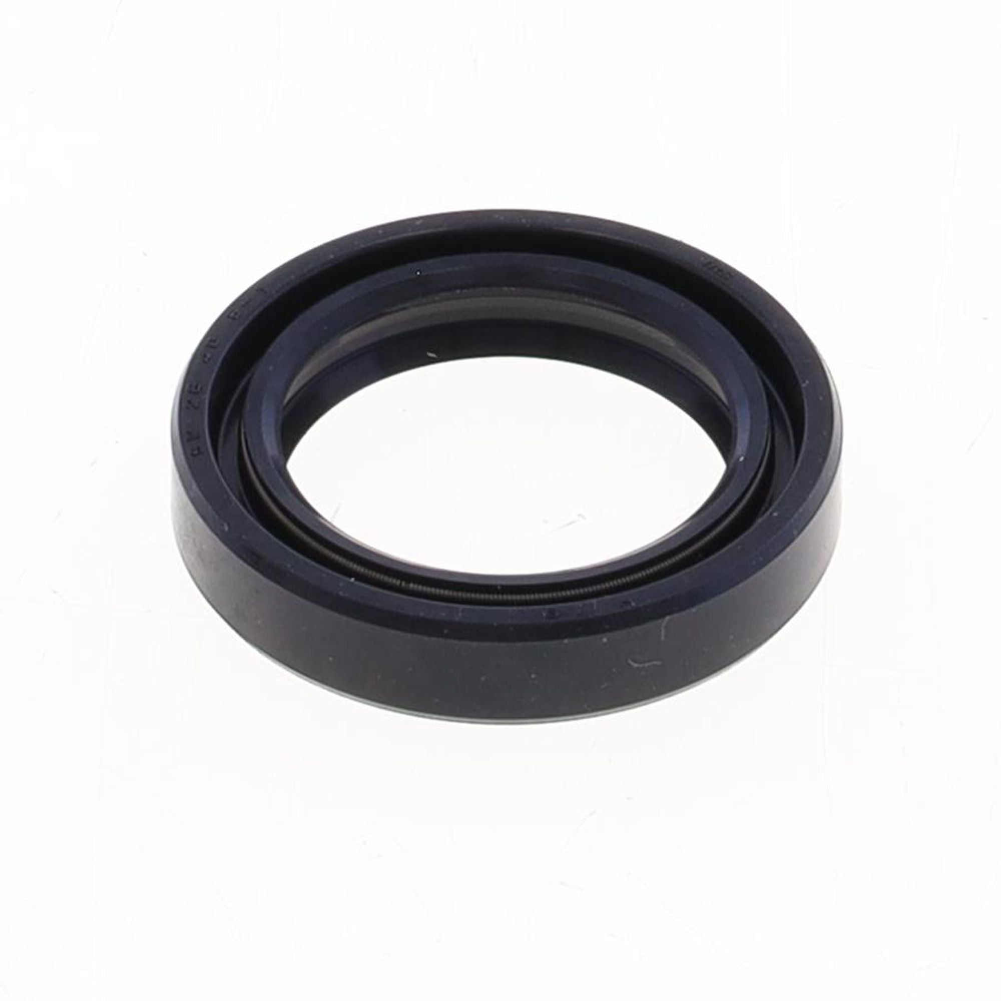 Oil Seal with Rubber Exterior  28x40x8 mm in NBR with double Seal-lip and two Springs-0