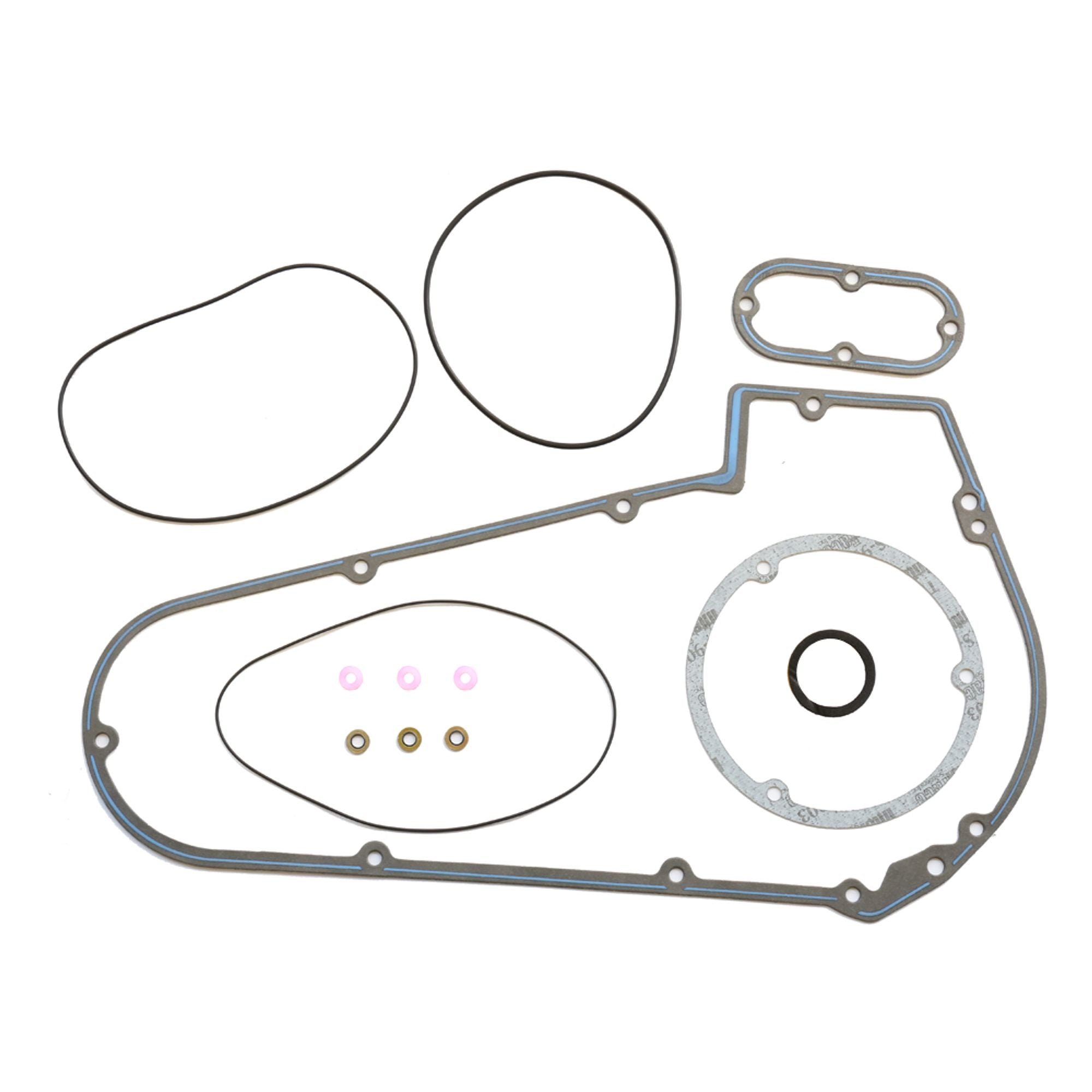 Outer Primary and Inspection Cover Gasket Kit FL, FLH, FX, FXS 65-UP-0