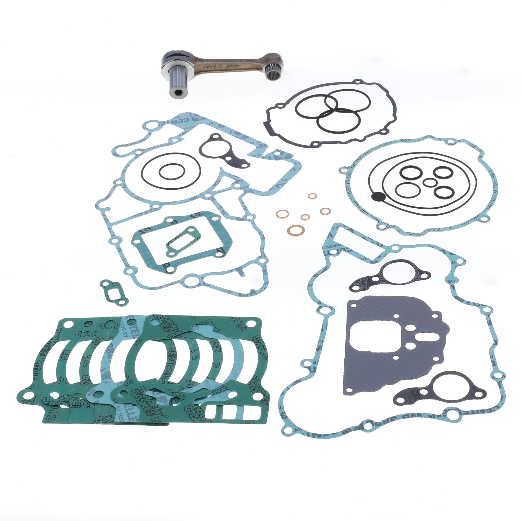 Connecting rod kit with engine gasket kit-0