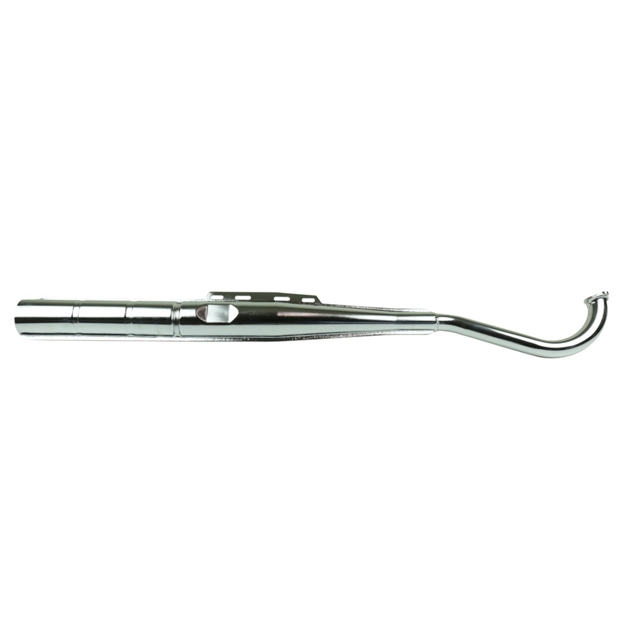 Chromed Exhaust Pipe Ø 28 mm-0