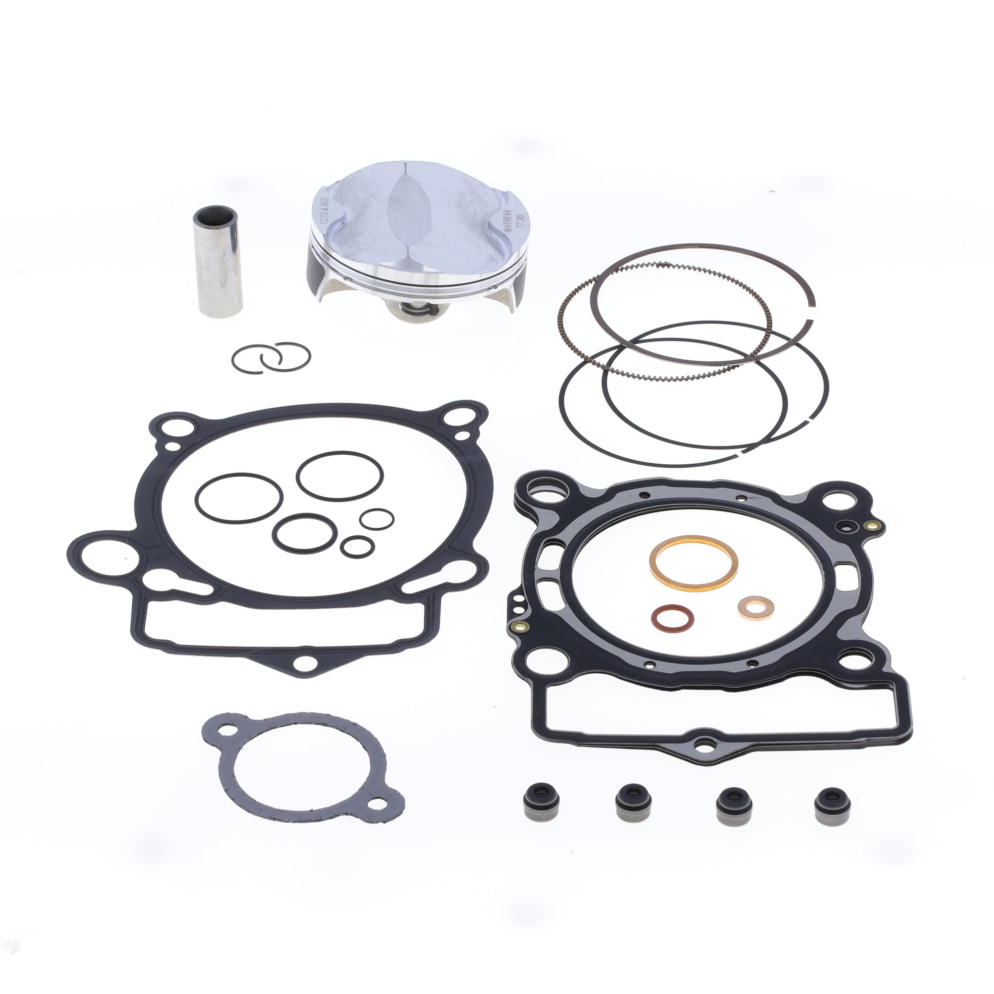 Top End Piston Kit: Forged 4-Stroke Piston Ø 77,97 mm + Top End Gasket Kit-0