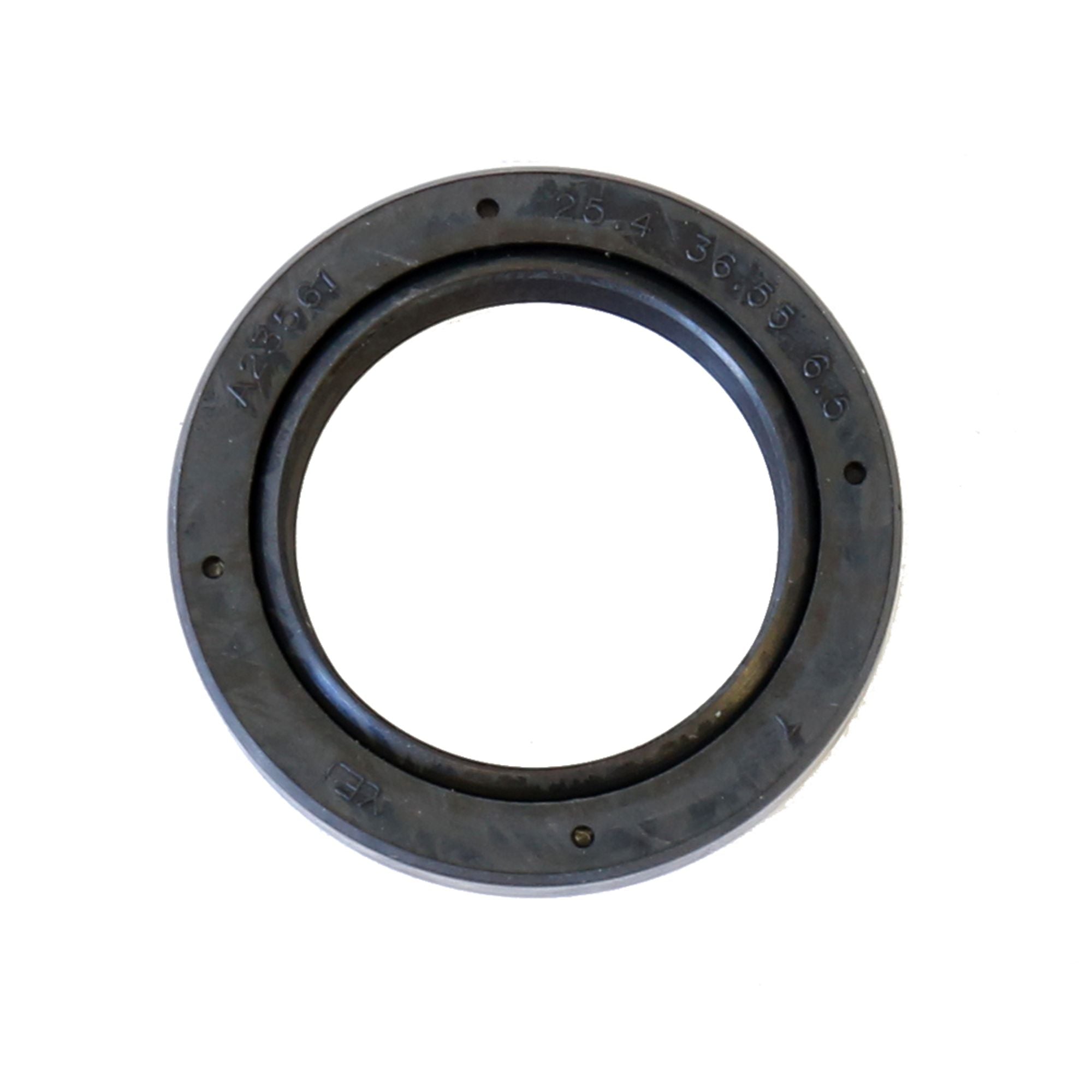 Oil Seal with Rubber Exterior 25,4x36,55x6,5 mm in NBR with one Seal-lip, one Dust Lip and Spring-0
