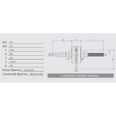 Crankshaft, Pin Ø 12 mm-1