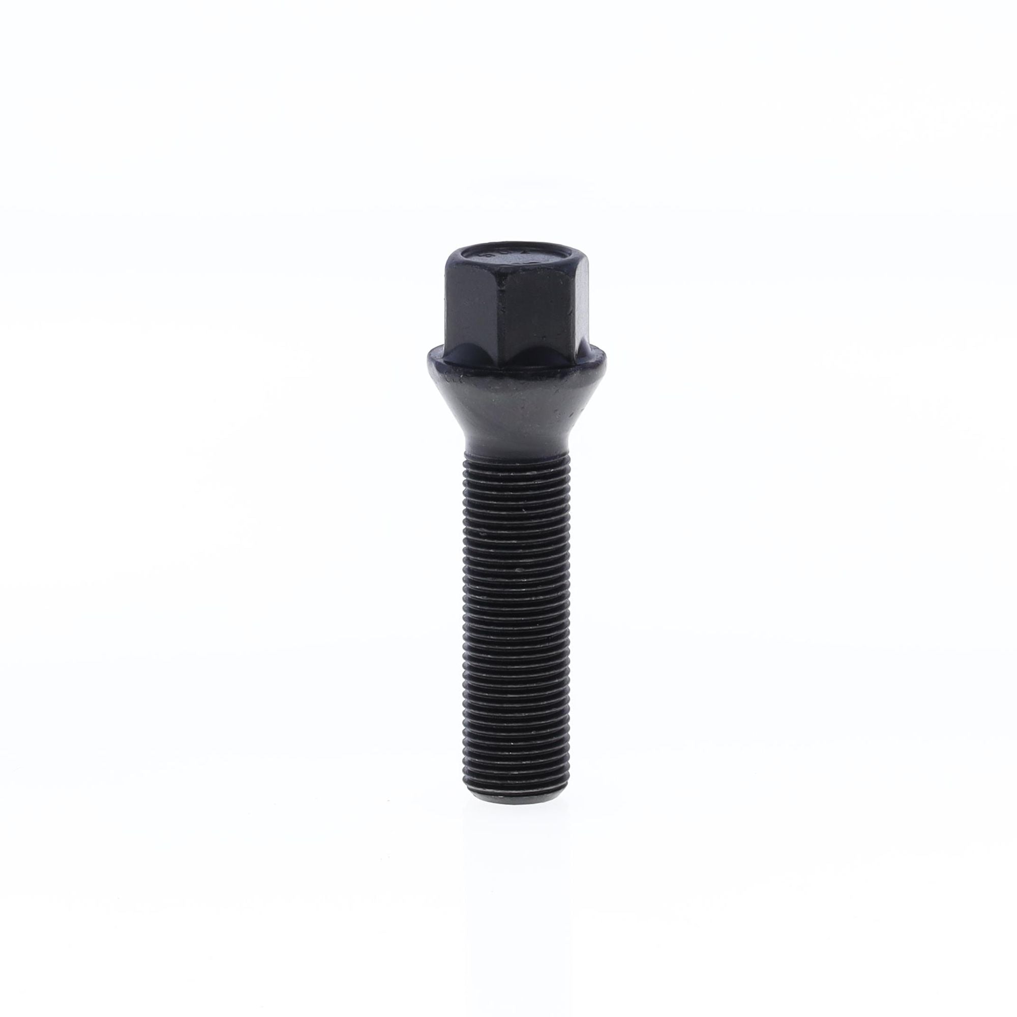 Cone Seat Lug Bolt for wheel spacers M14x1.25x47 SW17 with Black Galvanisation-0
