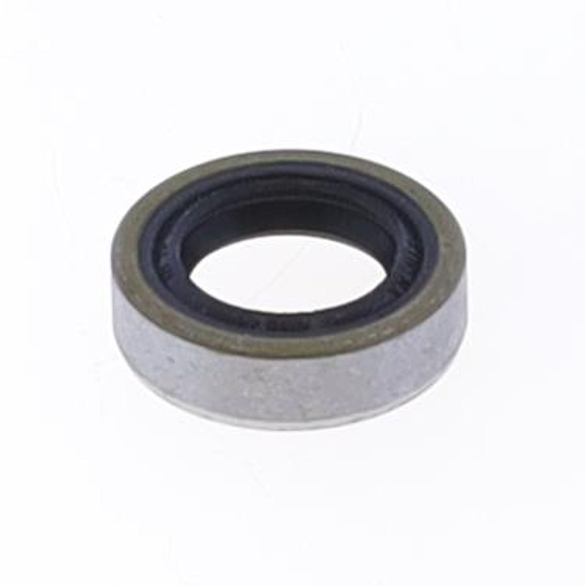 Oil Seal with Metal Exterior 15x24x7 mm in NBR with one Seal-lip, one Dust Lip and Spring-0