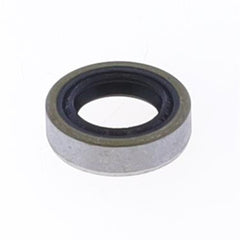 Oil Seal with Metal Exterior 15x24x7 mm in NBR with one Seal-lip, one Dust Lip and Spring-0