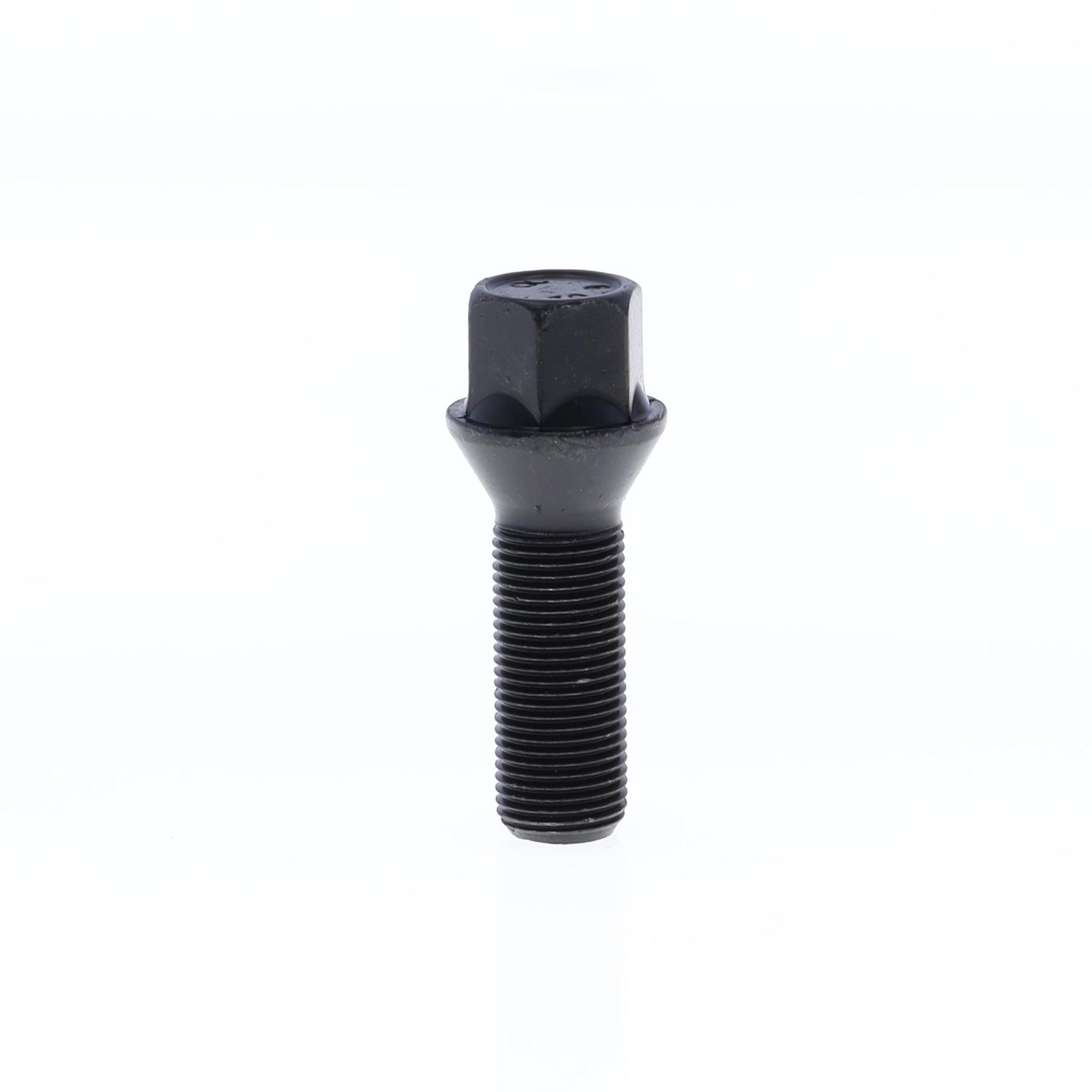 Cone Seat Lug Bolt for wheel spacers M14x1.25x35 SW17 with Black Galvanisation-0