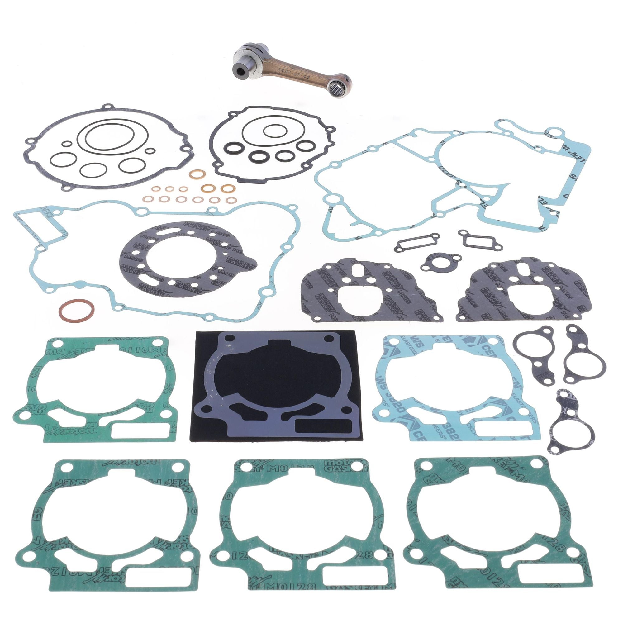 Connecting rod kit with engine gasket kit-0