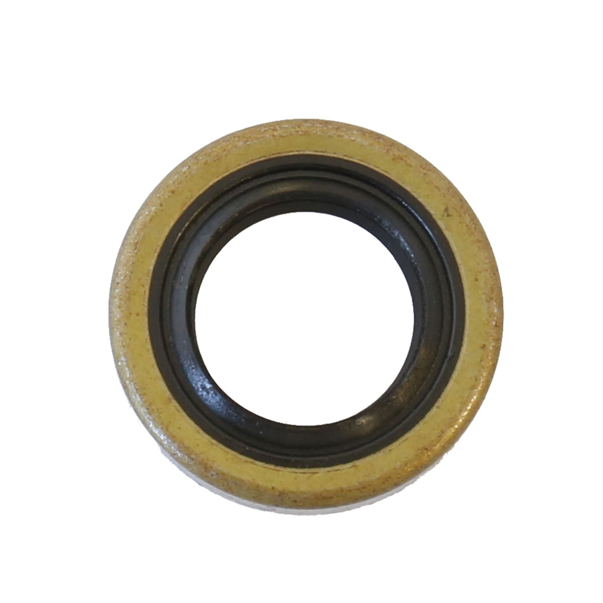 Oil Seal with Metal Exterior 19x32x6,6 mm in NBR with one Seal-lip, one Dust Lip and Spring-0