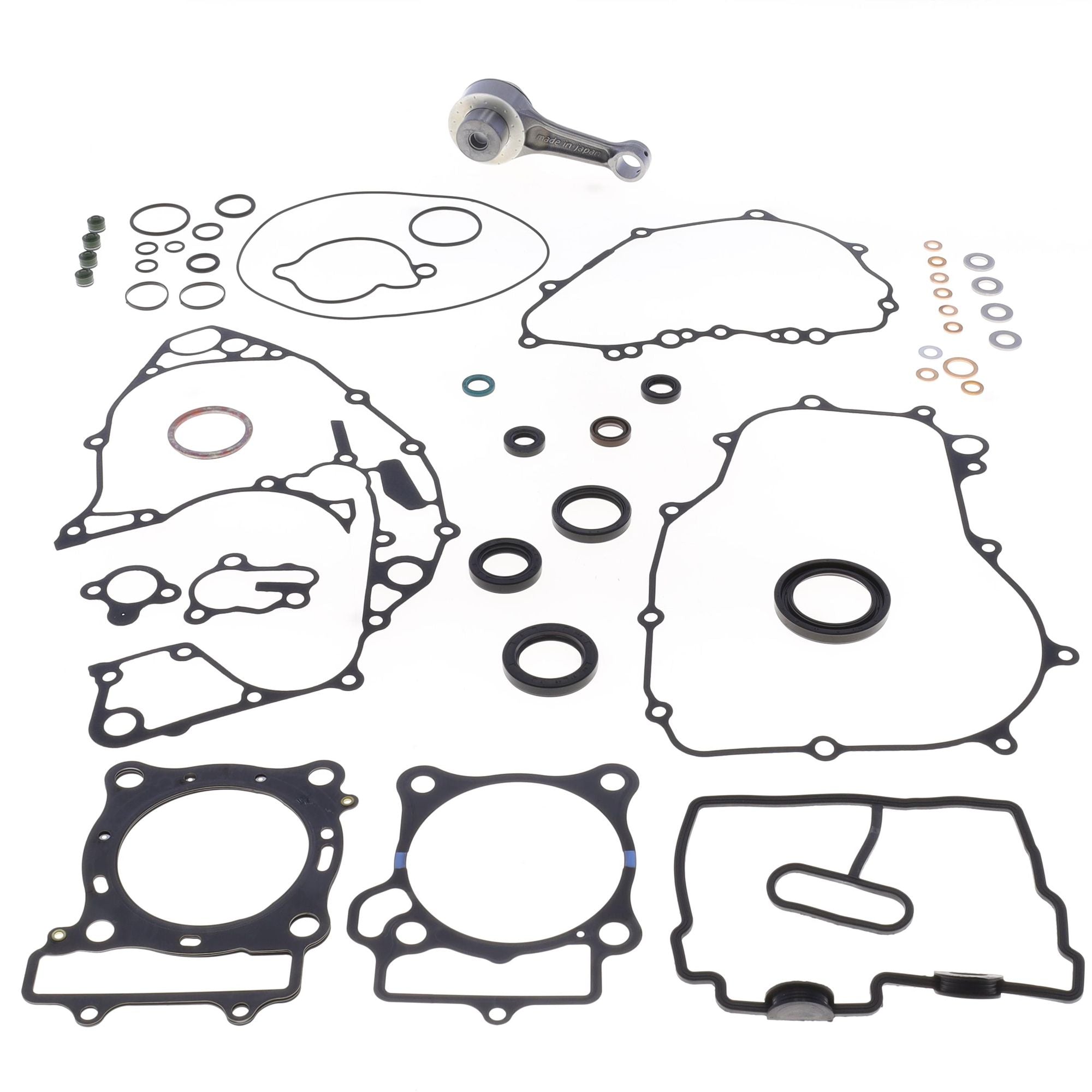 Connecting rod kit with engine gasket kit-0