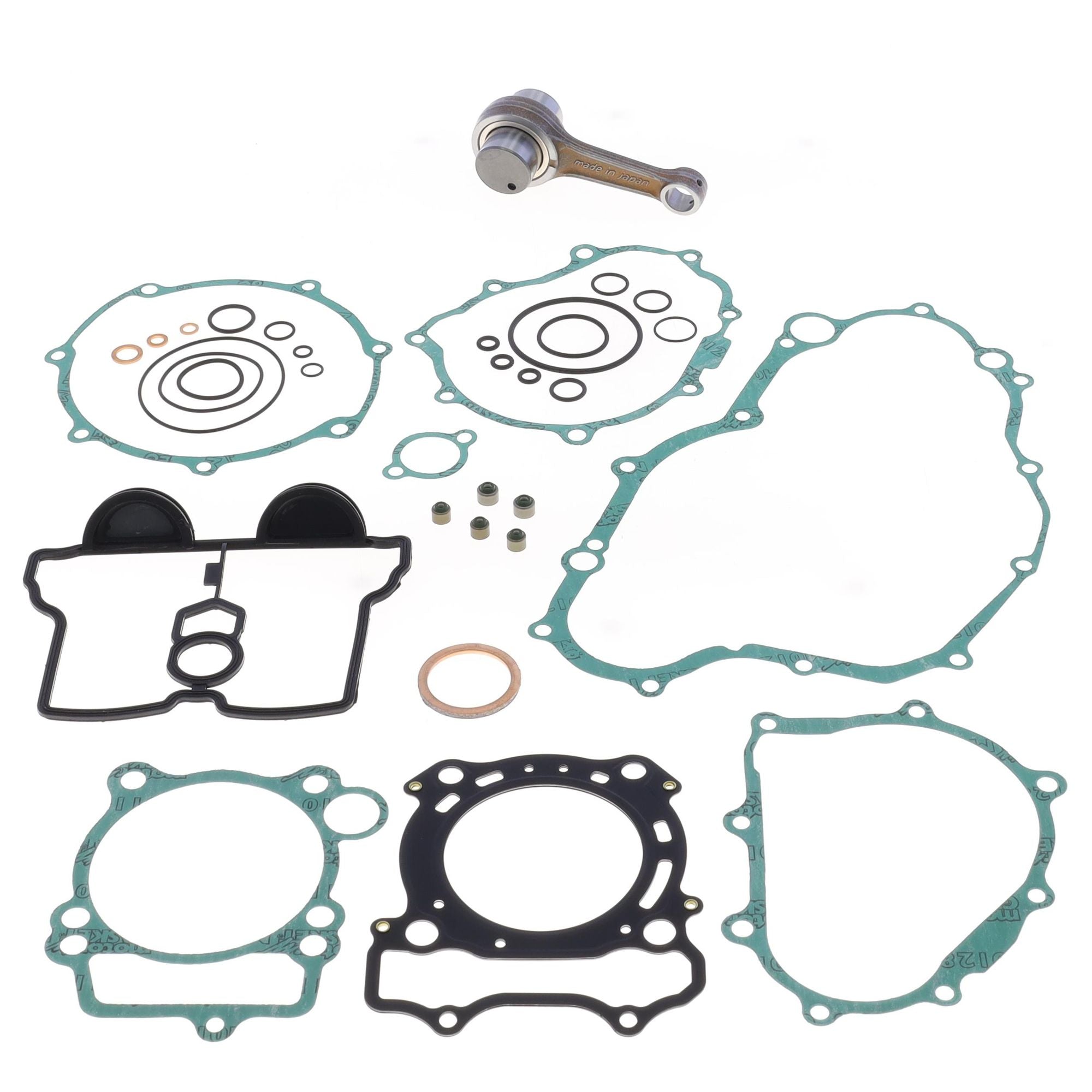 Connecting rod kit with engine gasket kit-0