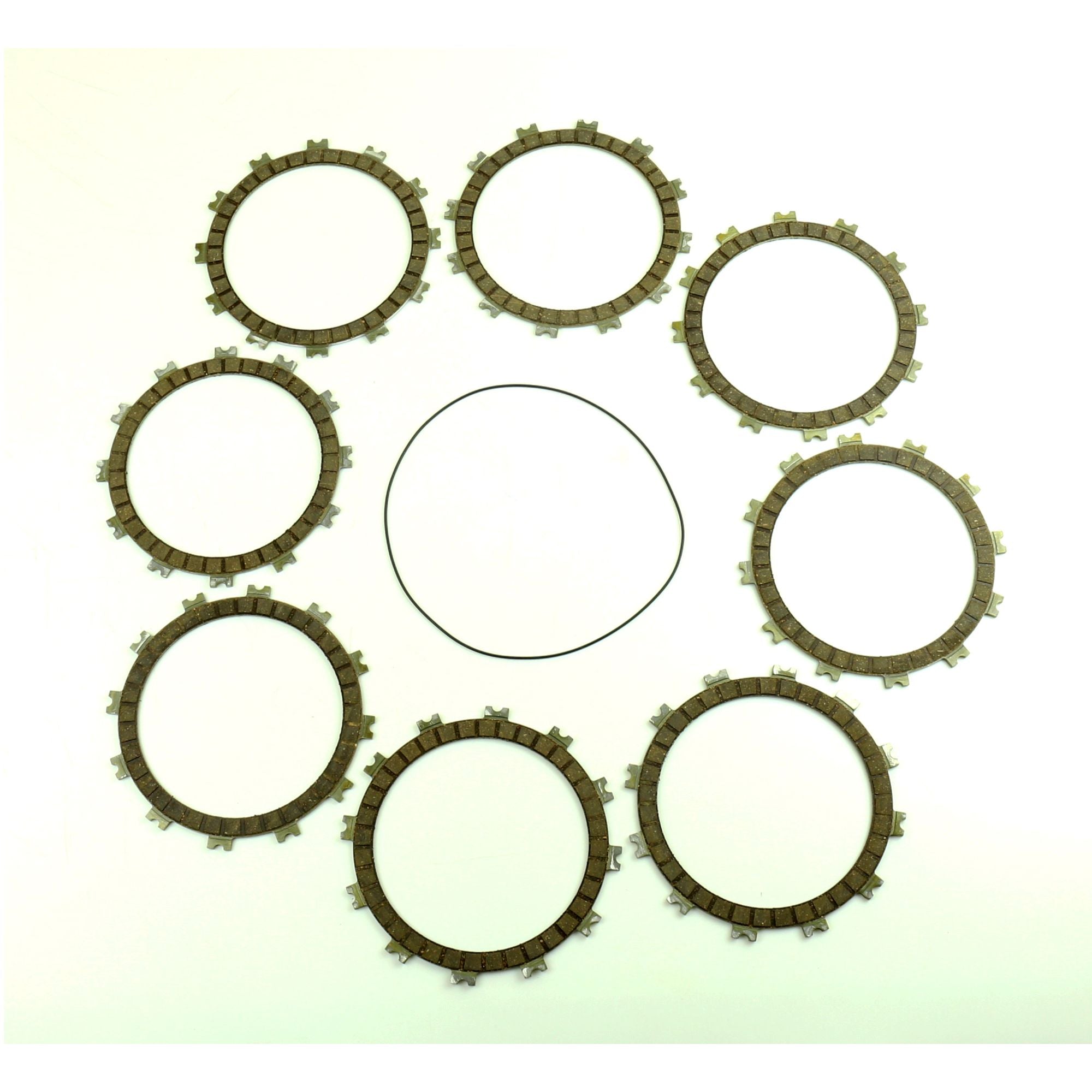 Friction Plates Kit with Clutch Cover Gasket-0