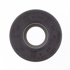 Oil Seal with Rubber Exterior 10x25x5 mm in FKM with one Seal-lip and Spring-1