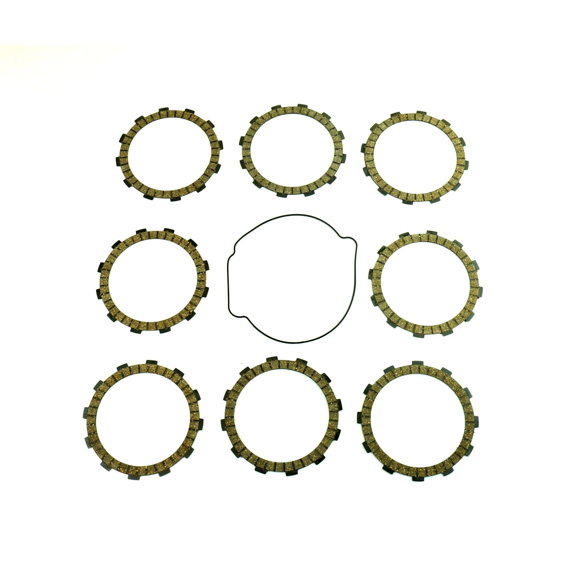 Friction Plates Kit with Clutch Cover Gasket-0