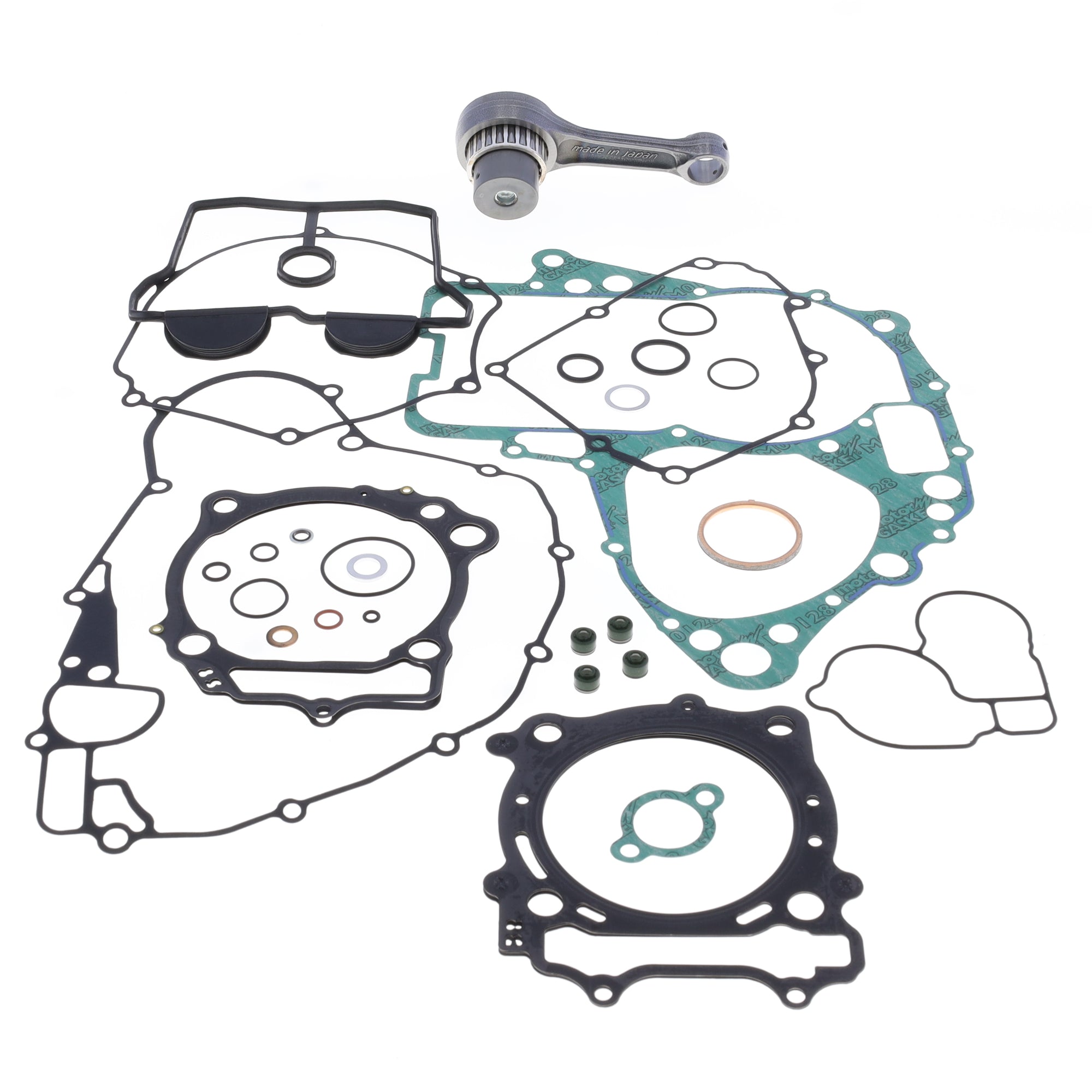 Connecting rod kit with engine gasket kit-0