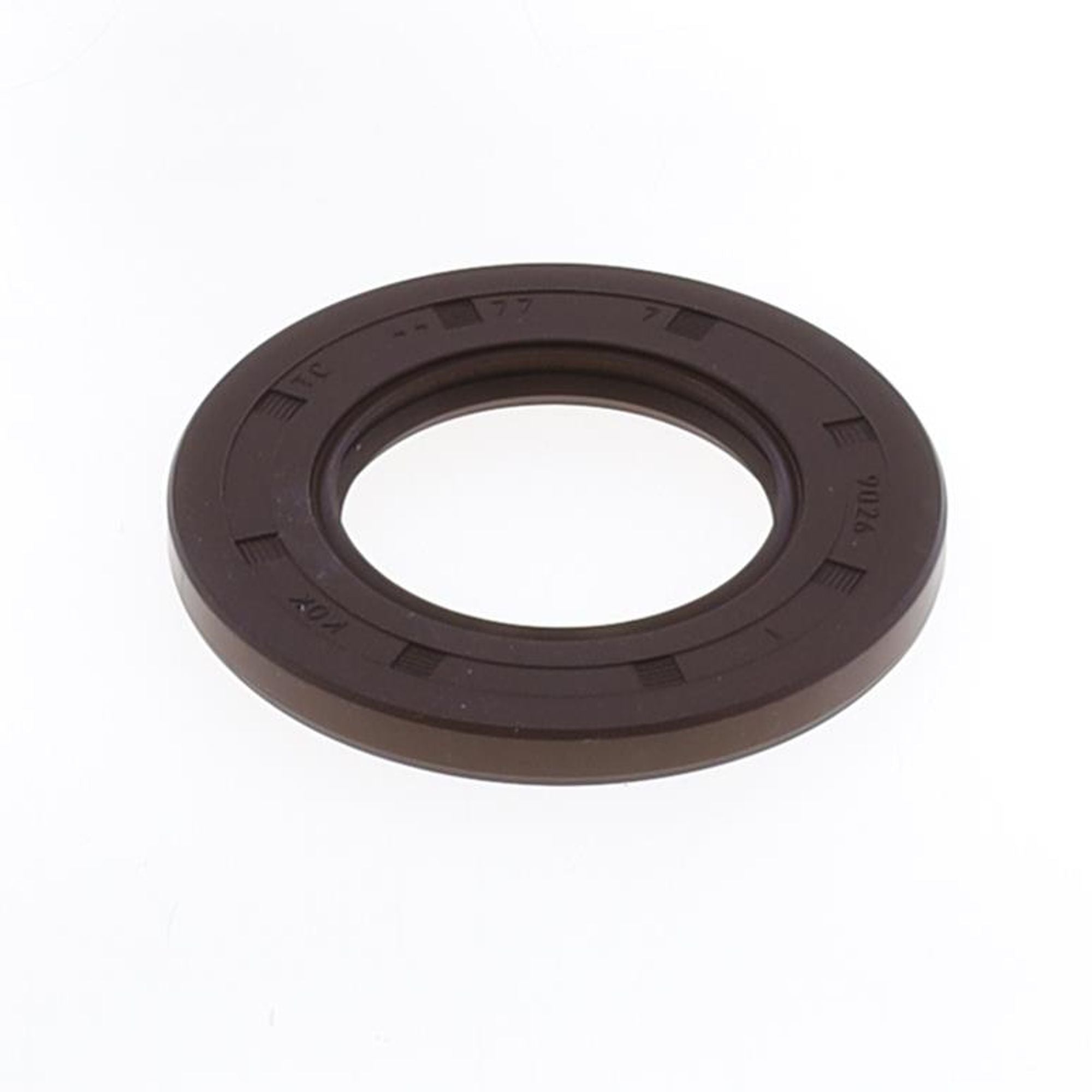 Oil Seal with Rubber Exterior 44x77x7 mm in FKM with one Seal-lip, one Dust Lip and Spring-0