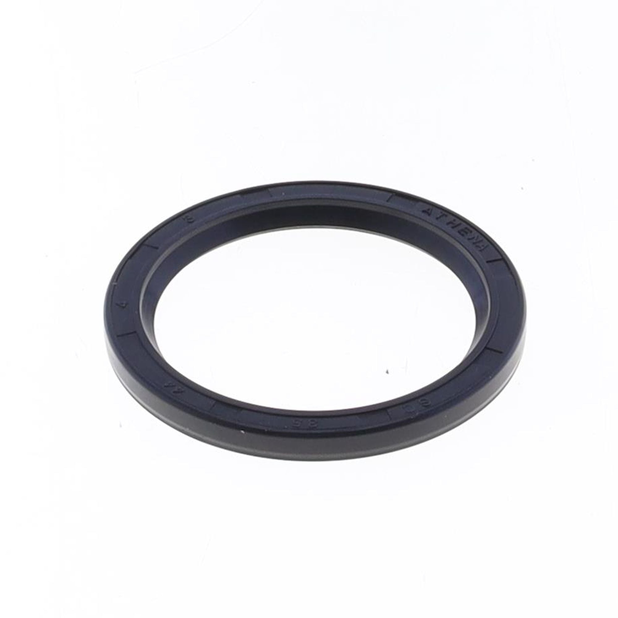 Oil Seal with Rubber Exterior 35x44x4 mm in NBR with one Seal-lip and Spring-0