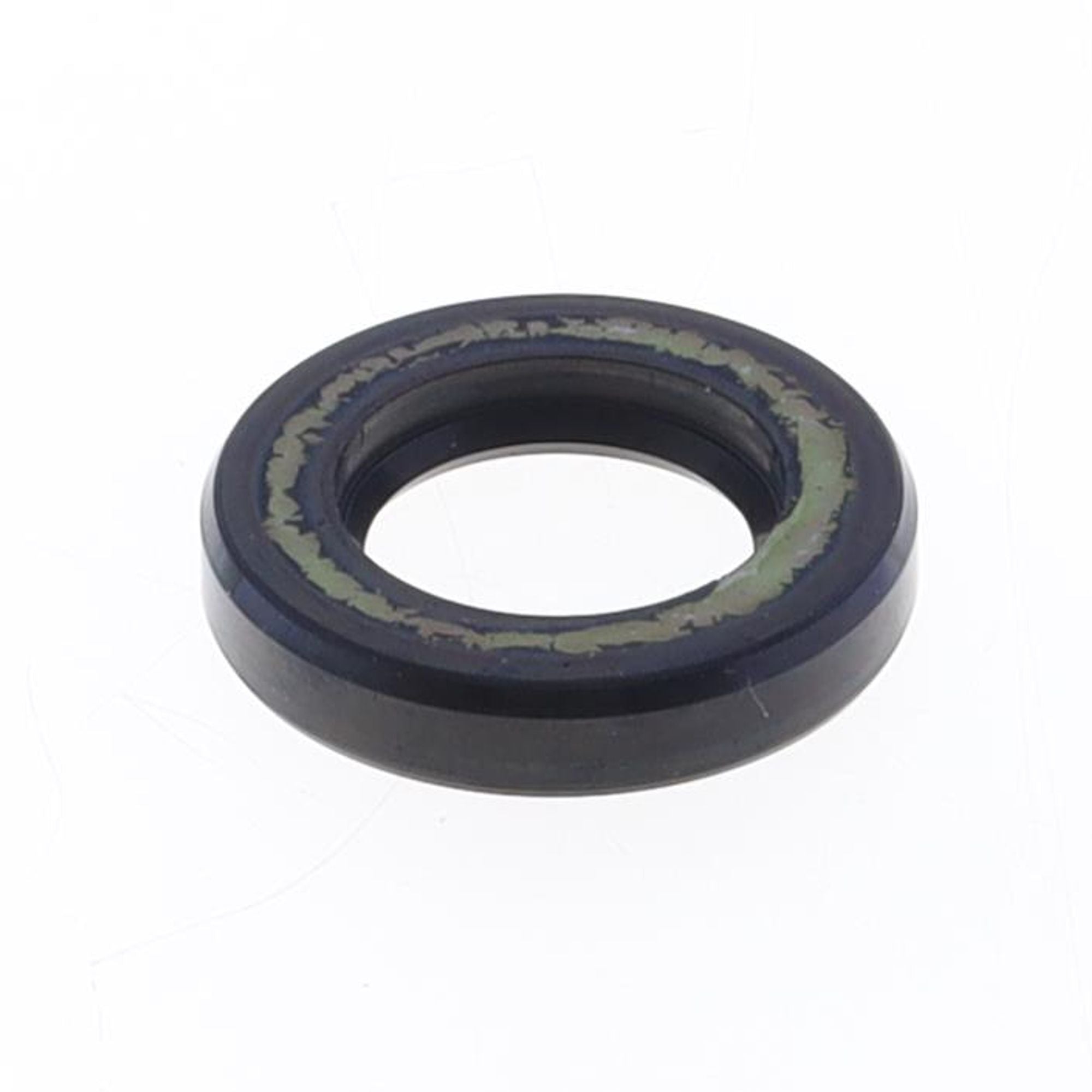 Oil Seal with Rubber Exterior 20x34x6,5 mm in NBR with one Seal-lip and Spring-0