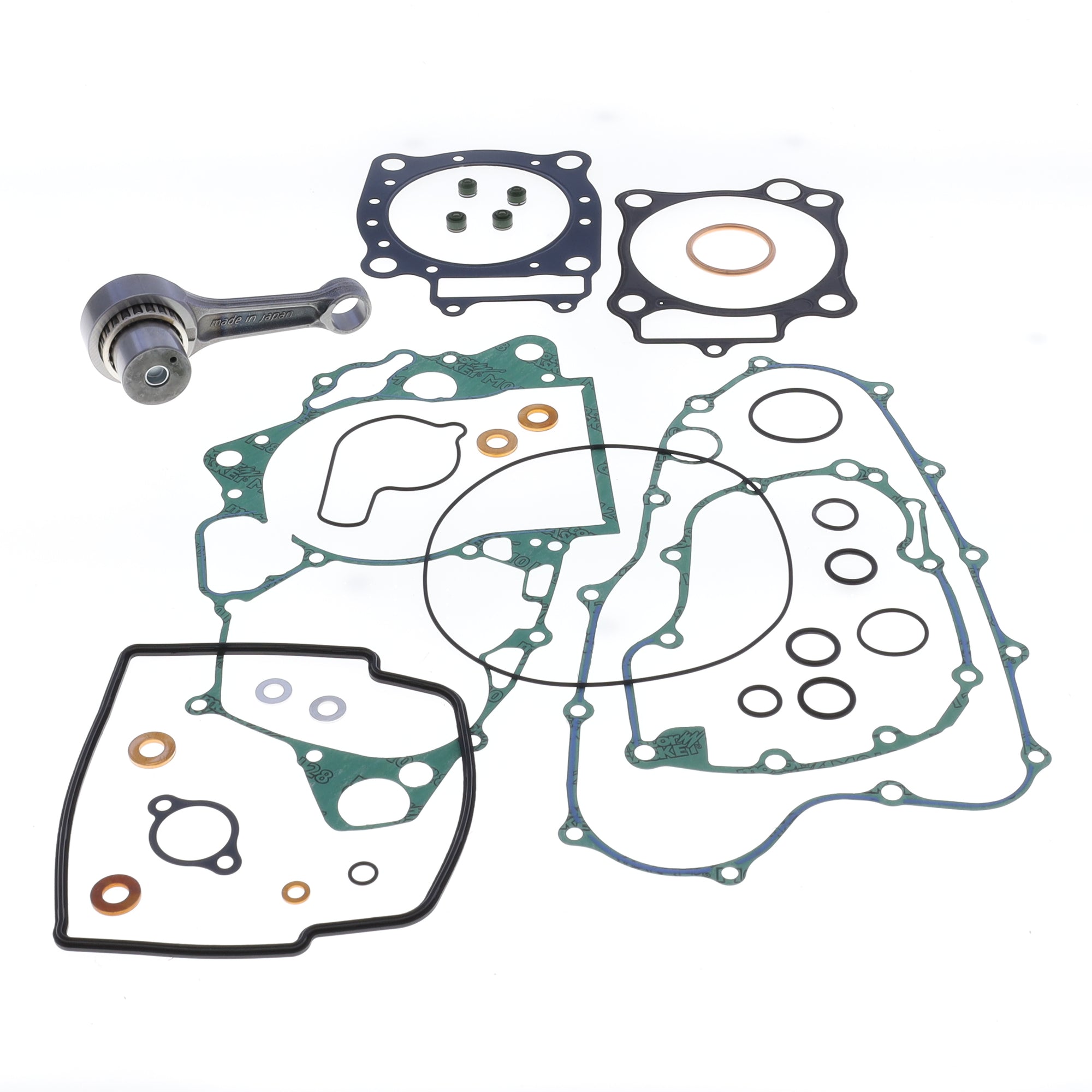 Connecting rod kit with engine gasket kit-0