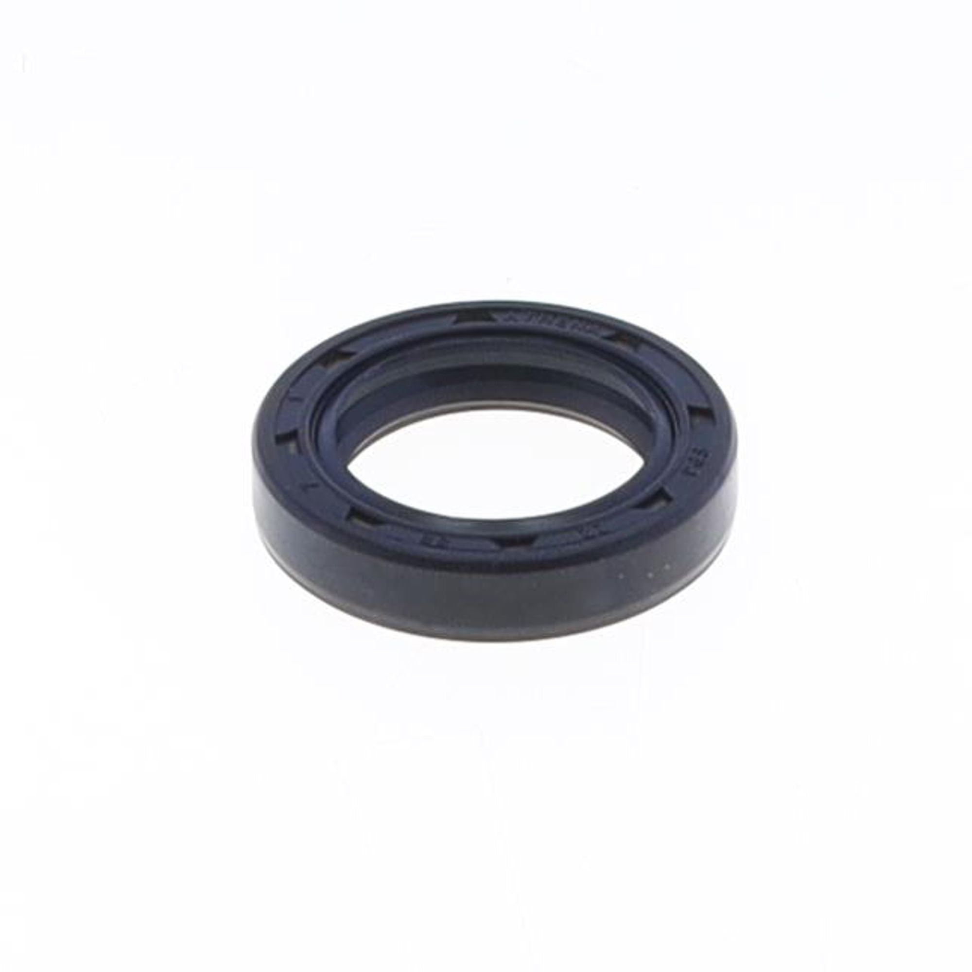 Oil Seal with Rubber Exterior 22x33x7 mm in PTFE with one Seal-lip, one Dust Lip and Spring-0