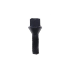 Cone Seat Lug Bolt for wheel spacers M12x1.5x32 SW17 with Black Galvanisation-0